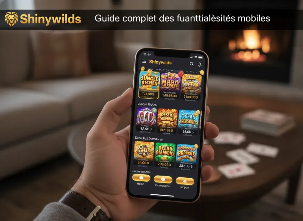 Shinywilds app Guide complet des fonctionnalités mobiles